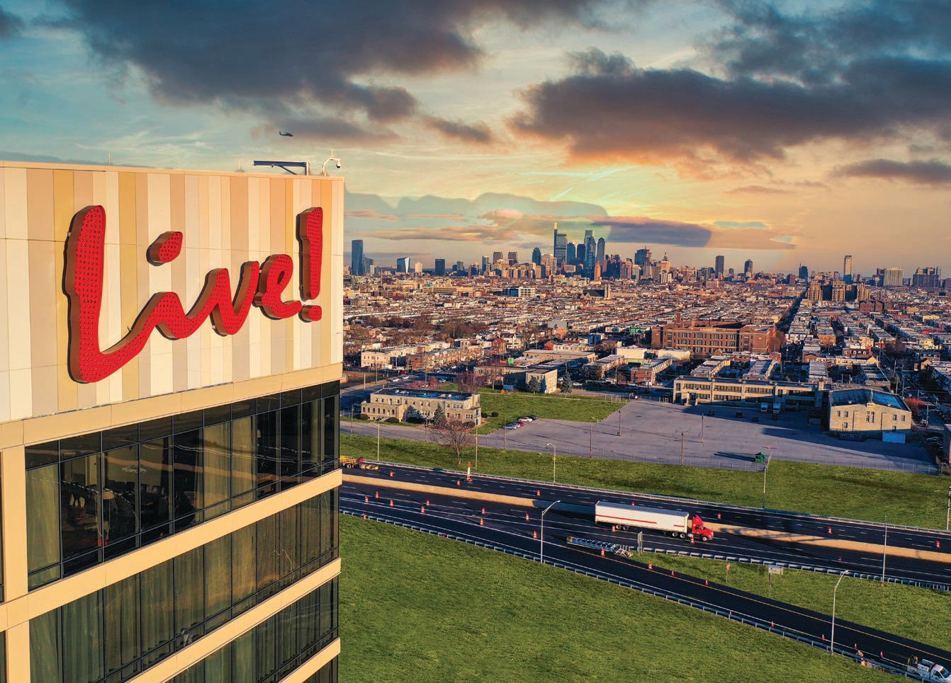 Live! Casino & Hotel Philadelphia is conveniently situated in South Philadelphia East. PHOTO COURTESY OF LIVE! CASINO & HOTEL PHILADELPHIA