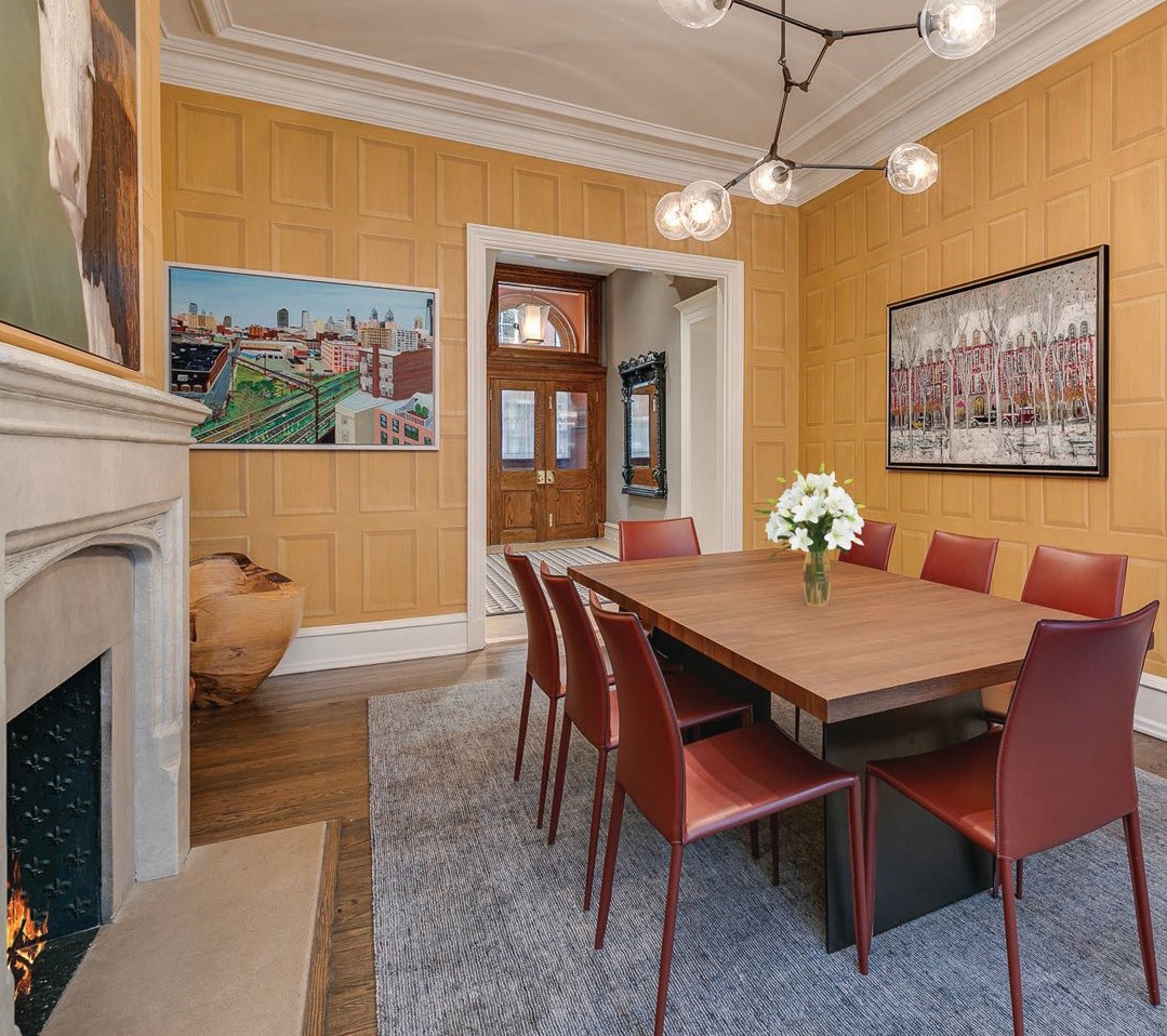 The formal dining room can accommodate at table for 12. PHOTO BY POWELTON DIGITAL MEDIA