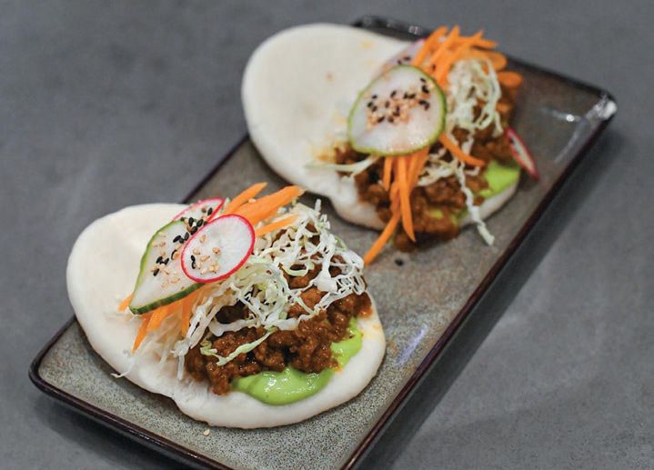 Book a table at the recently opened Ossu to try dishes like these chashu buns. PHOTO COURTESY OF; TROPICANA ATLANTIC CITY