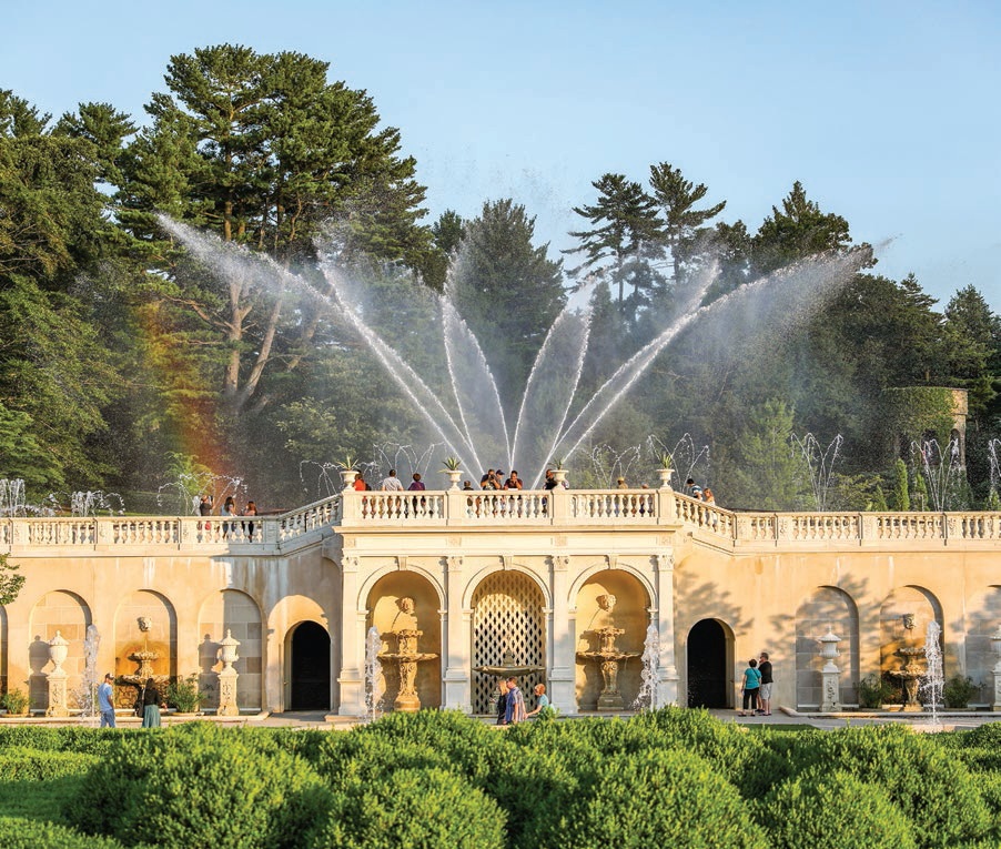 As Longwood Gardens comes to life with colorful spring blooms, be sure to check out the Festival of Fountains. PHOTO: COURTESY OF LONGWOOD GARDENS 