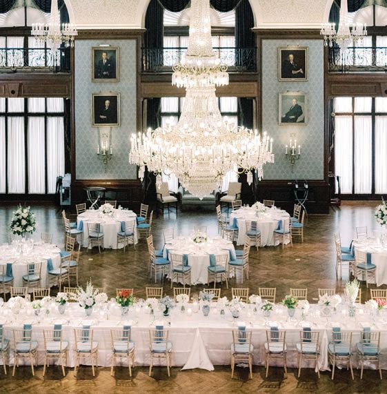 The Union League’s historic yet timeless ballroom Photographed by Grace Ardor Photography