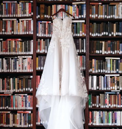 The bride’s L’amour gown.